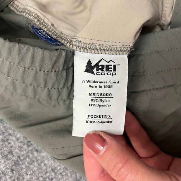 REI Co-op Chino Pants Men's Medium Nylon Stretch Slash Pockets Straight Leg - Picture 7 of 13